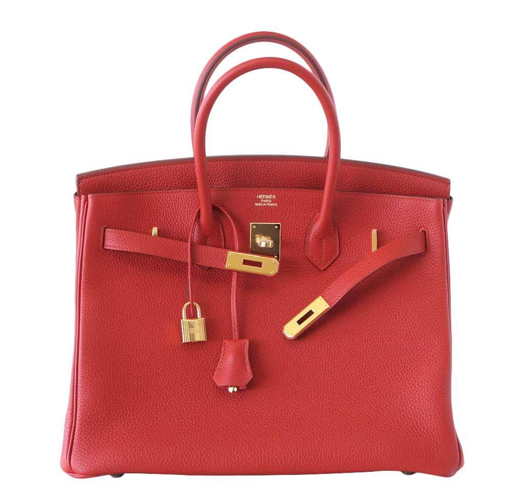 Hermès Birkin 25 Vermillion Bag GHW