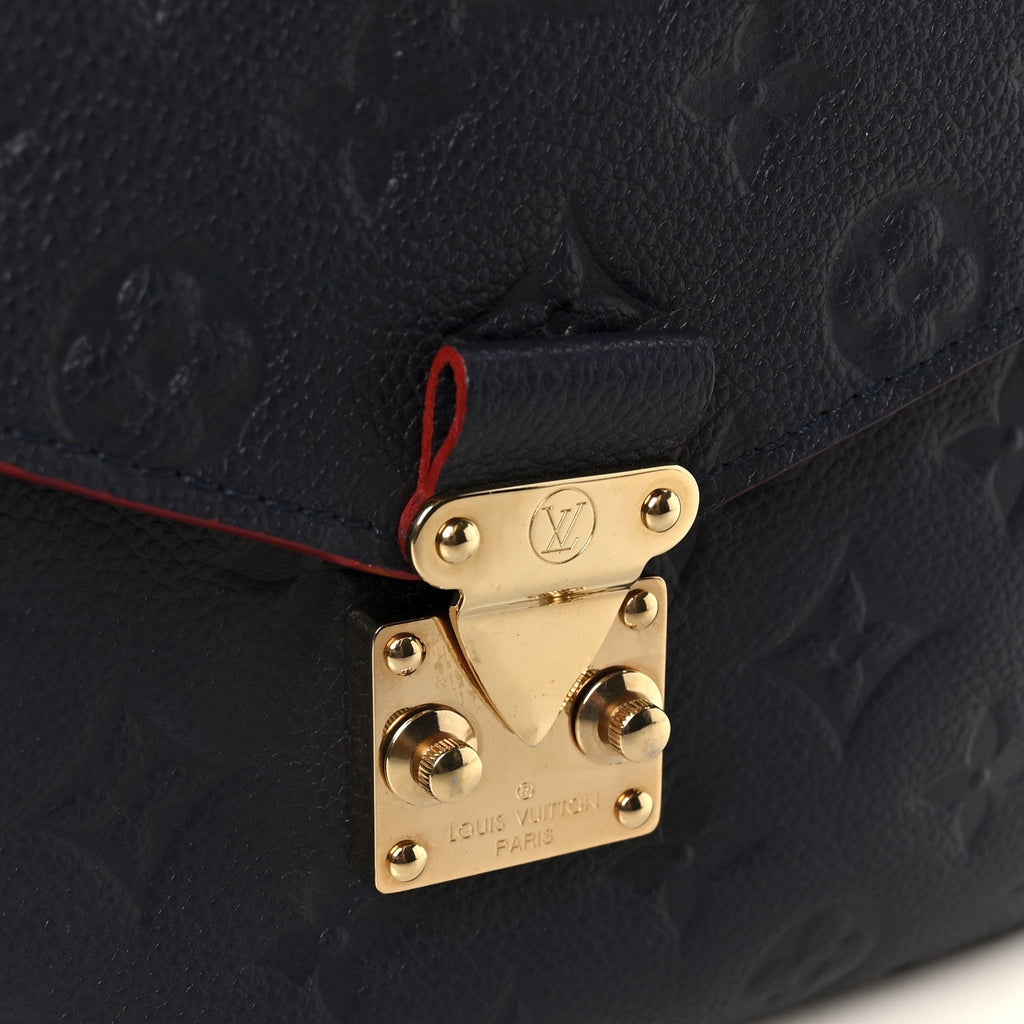 Louis Vuitton Empreinte Pochette Metis Marine Rouge