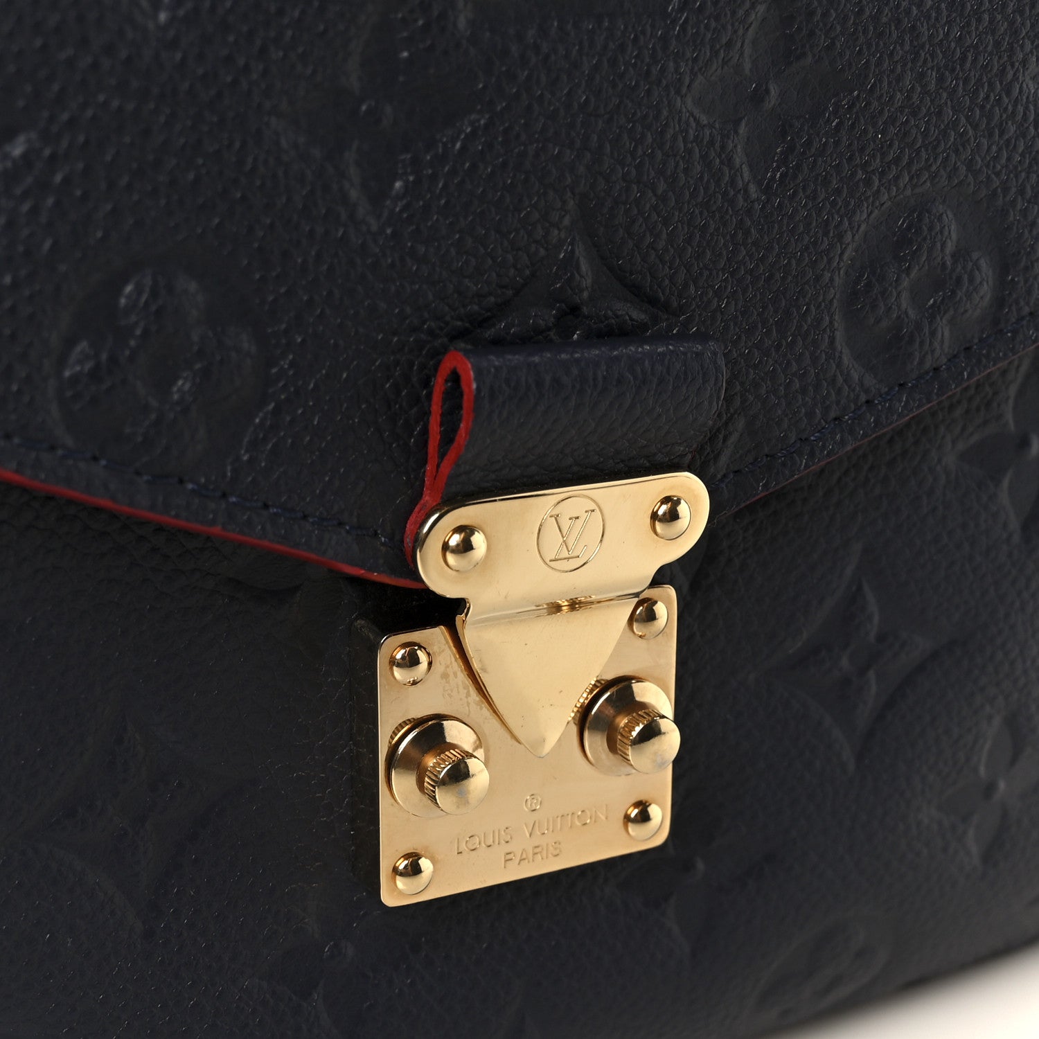 Louis Vuitton Empreinte Pochette Metis Marine Rouge