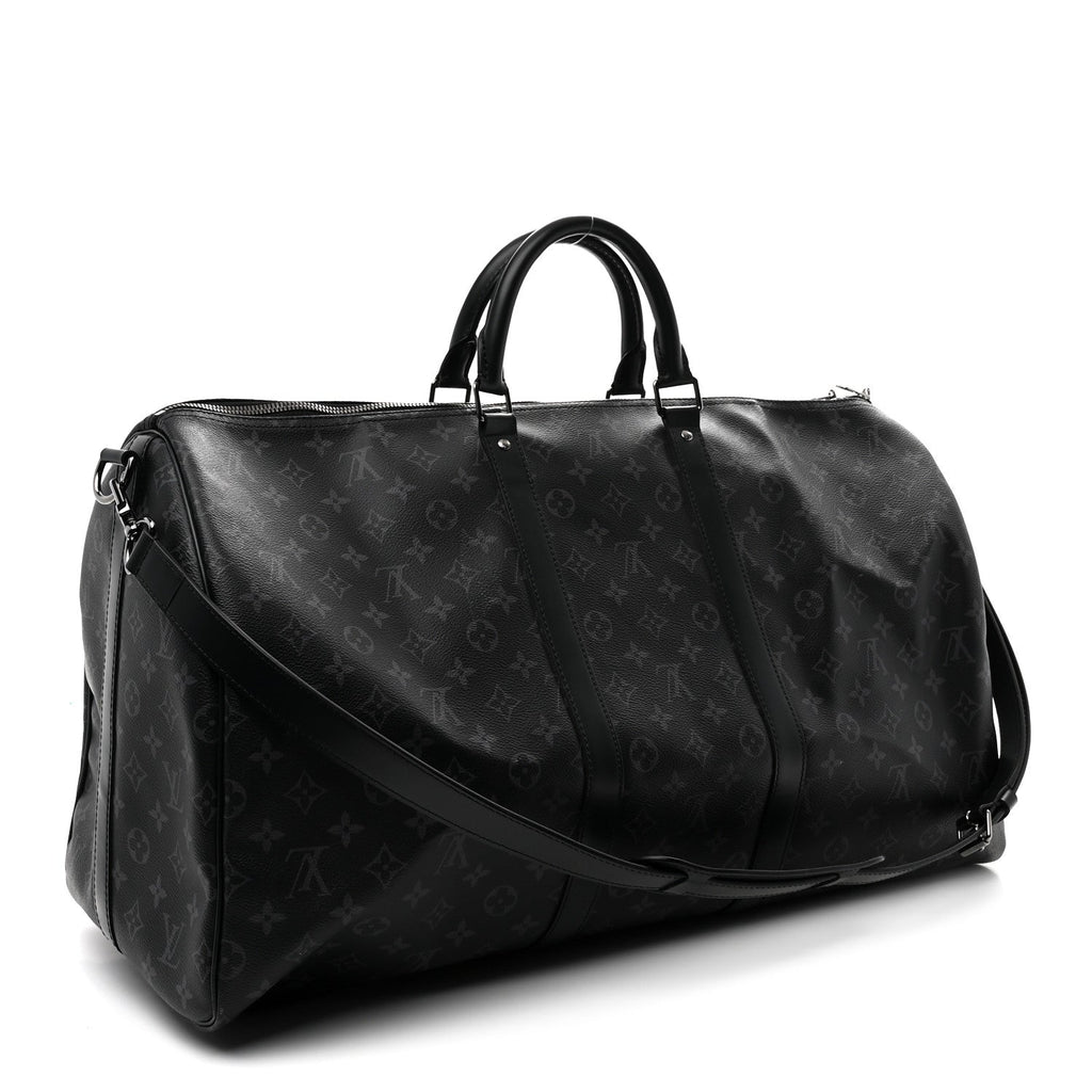 Louis Vuitton Monogram Eclipse Keepall Bandouliere 55