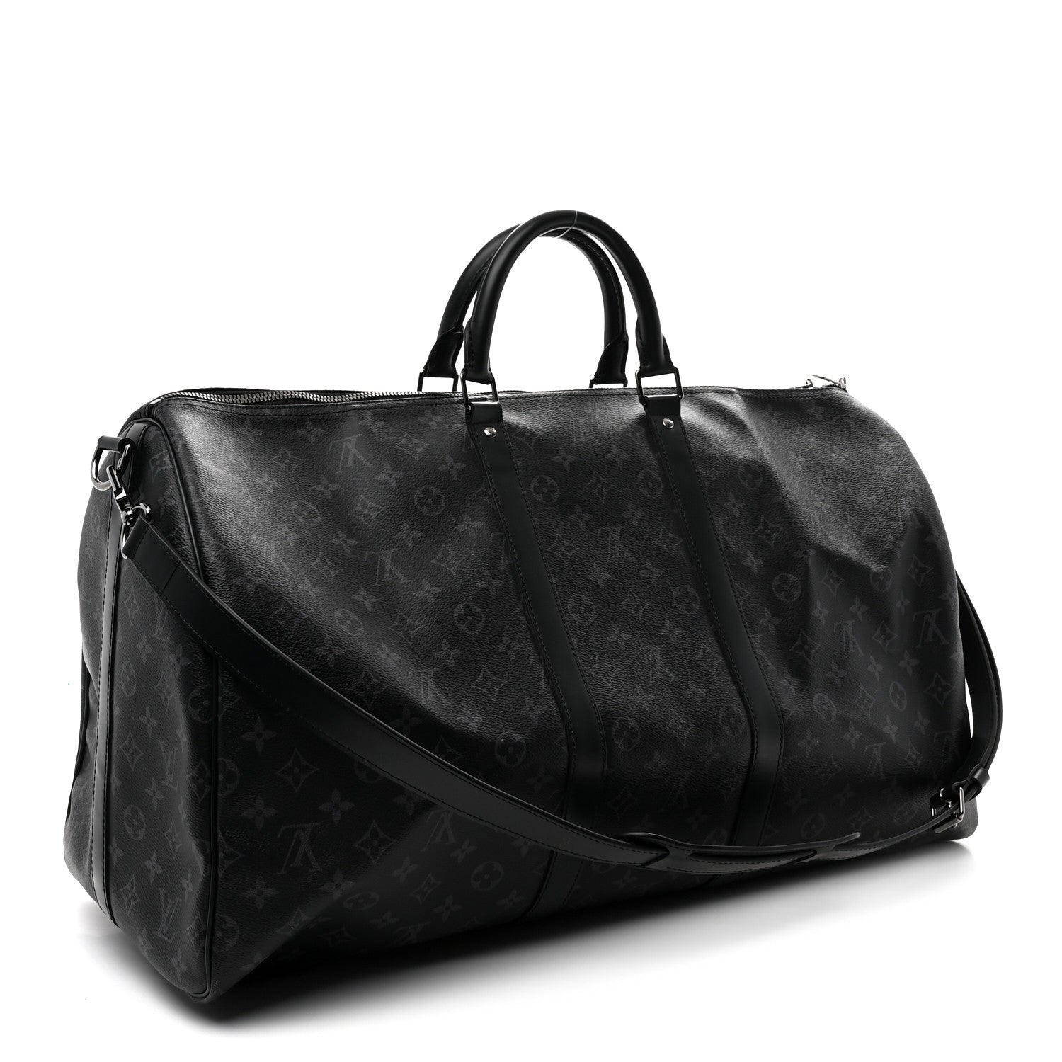 Louis Vuitton Monogram Eclipse Keepall Bandouliere 55