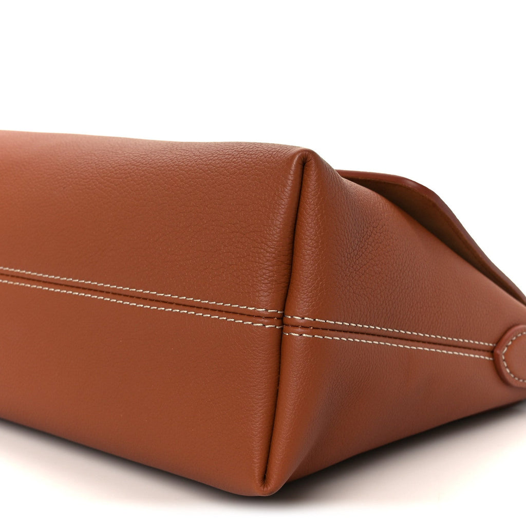 Louis Vuitton Grained Calfskin Low Key Messenger Cognac