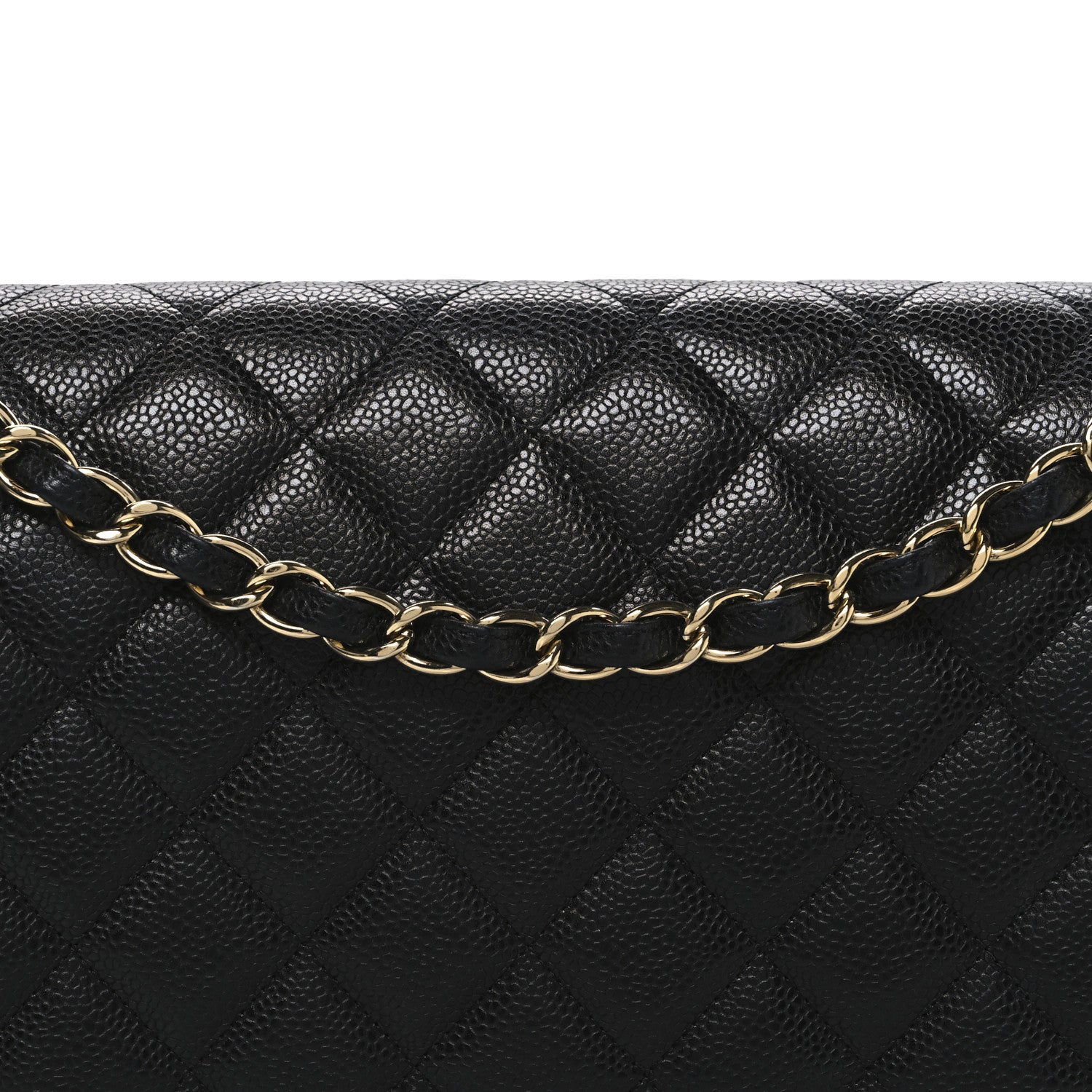 Chanel Caviar Quilted Maxi Double Flap Black