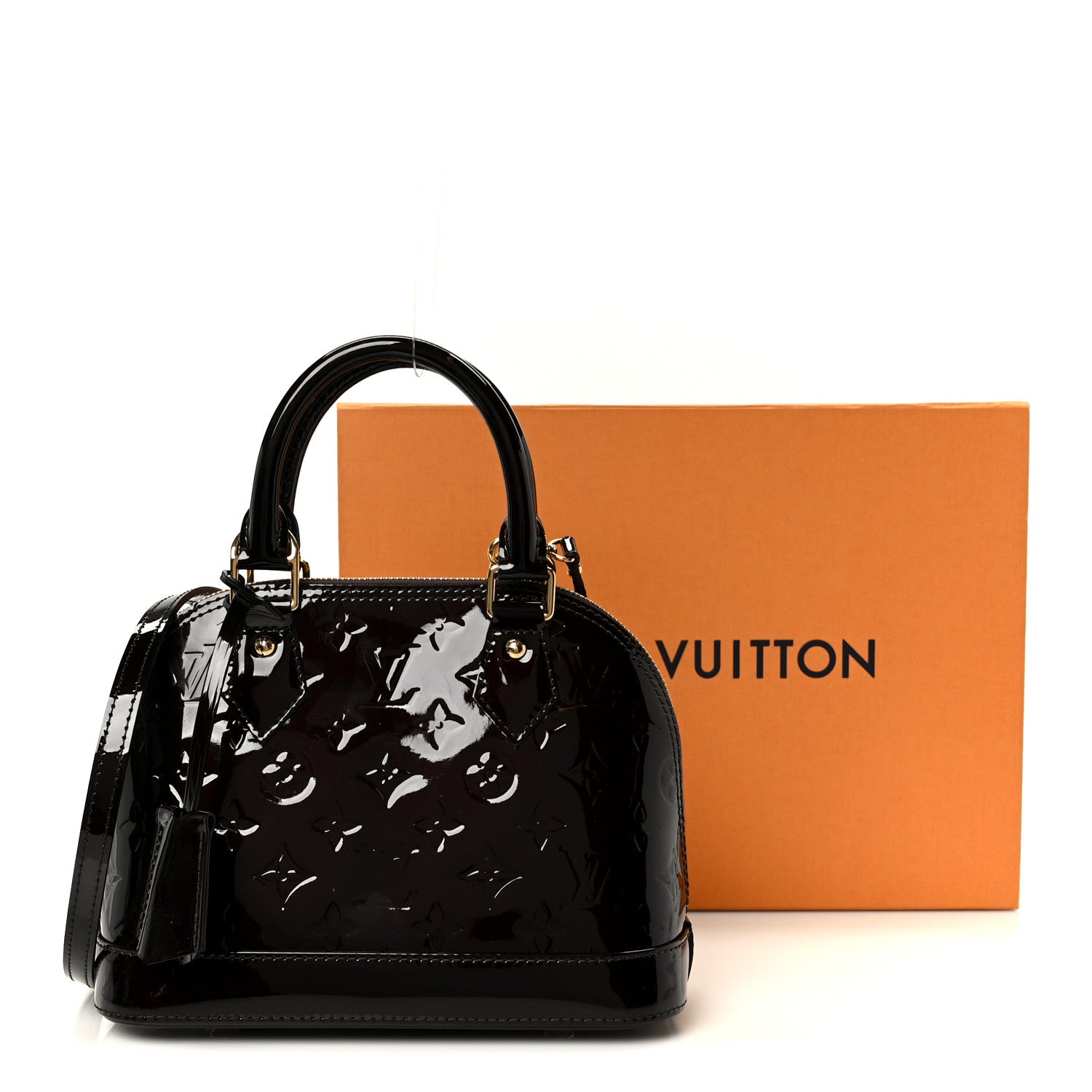 Louis Vuitton Vernis Alma BB Amarante