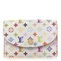 Louis Vuitton LV X TM Monogram Multicolor Rosalie Coin Purse White Kawaii Pink