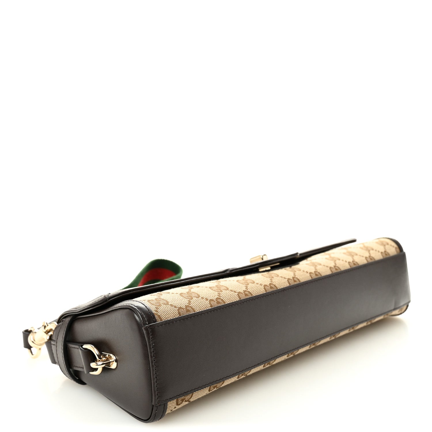 Gucci GG Monogram Medium Luce Shoulder Bag Beige Ebony