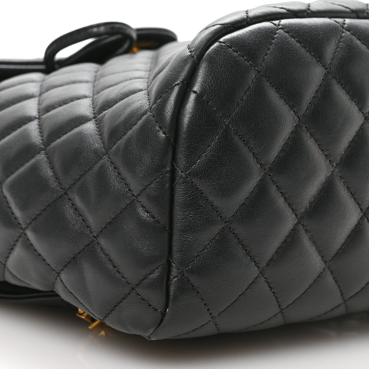 Chanel Lambskin Quilted Small Urban Spirit Backpack Black
