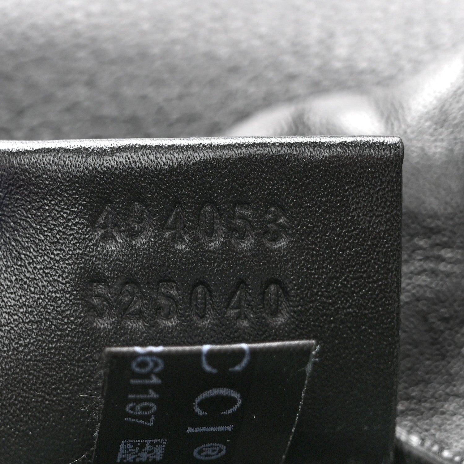 Gucci Calfskin Logo Drawstring Backpack Black