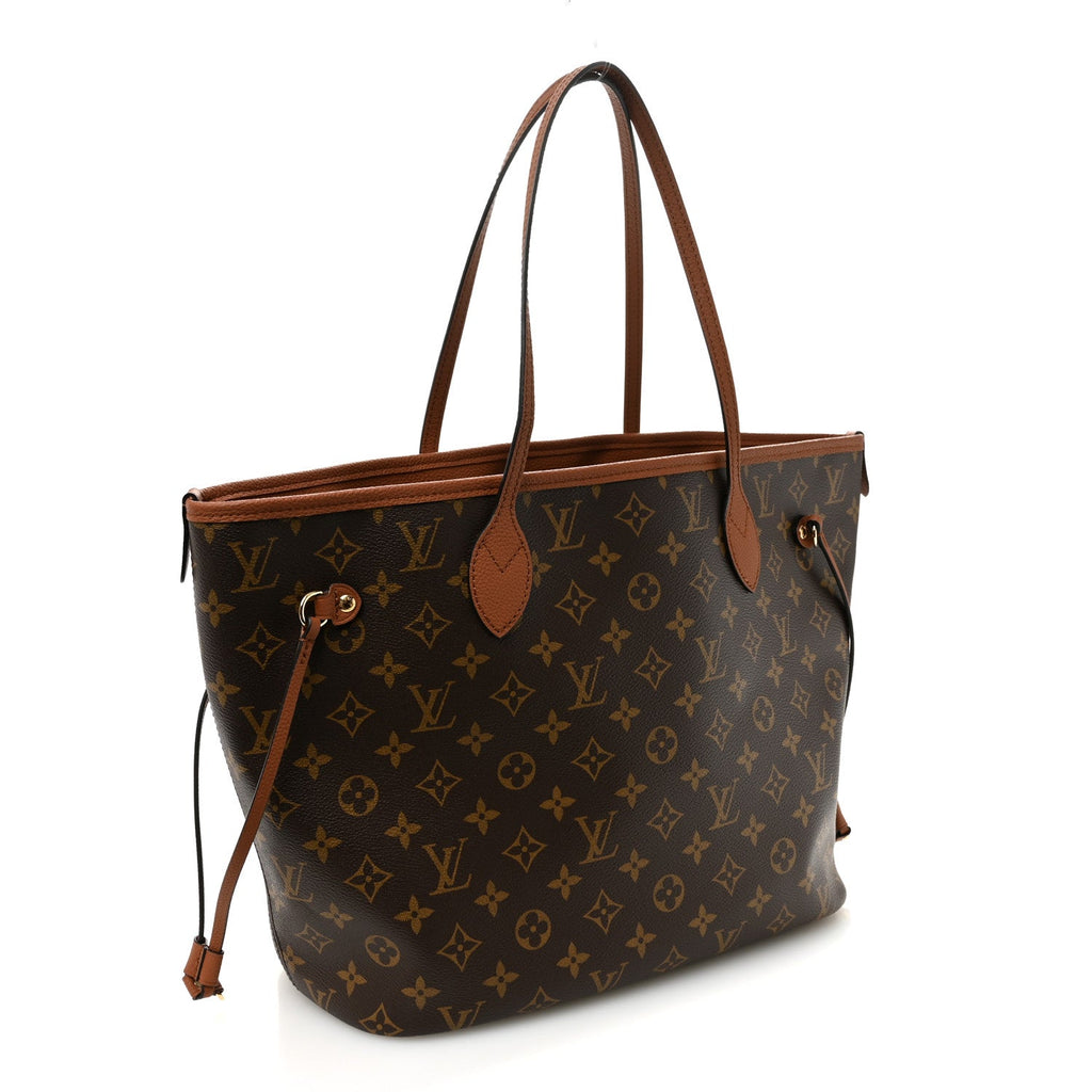 Louis Vuitton Monogram Calfskin Neo Neverfull Inside Out MM Tan
