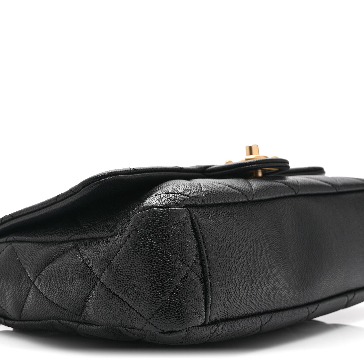 Chanel Caviar Quilted Medium Chain Flap  Black