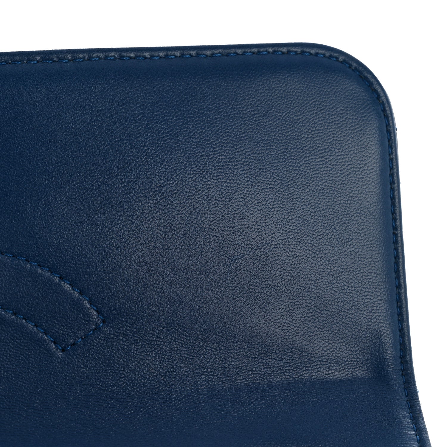 Chanel Lambskin Quilted Small Trendy CC Flap Dual Handle Bag Blue