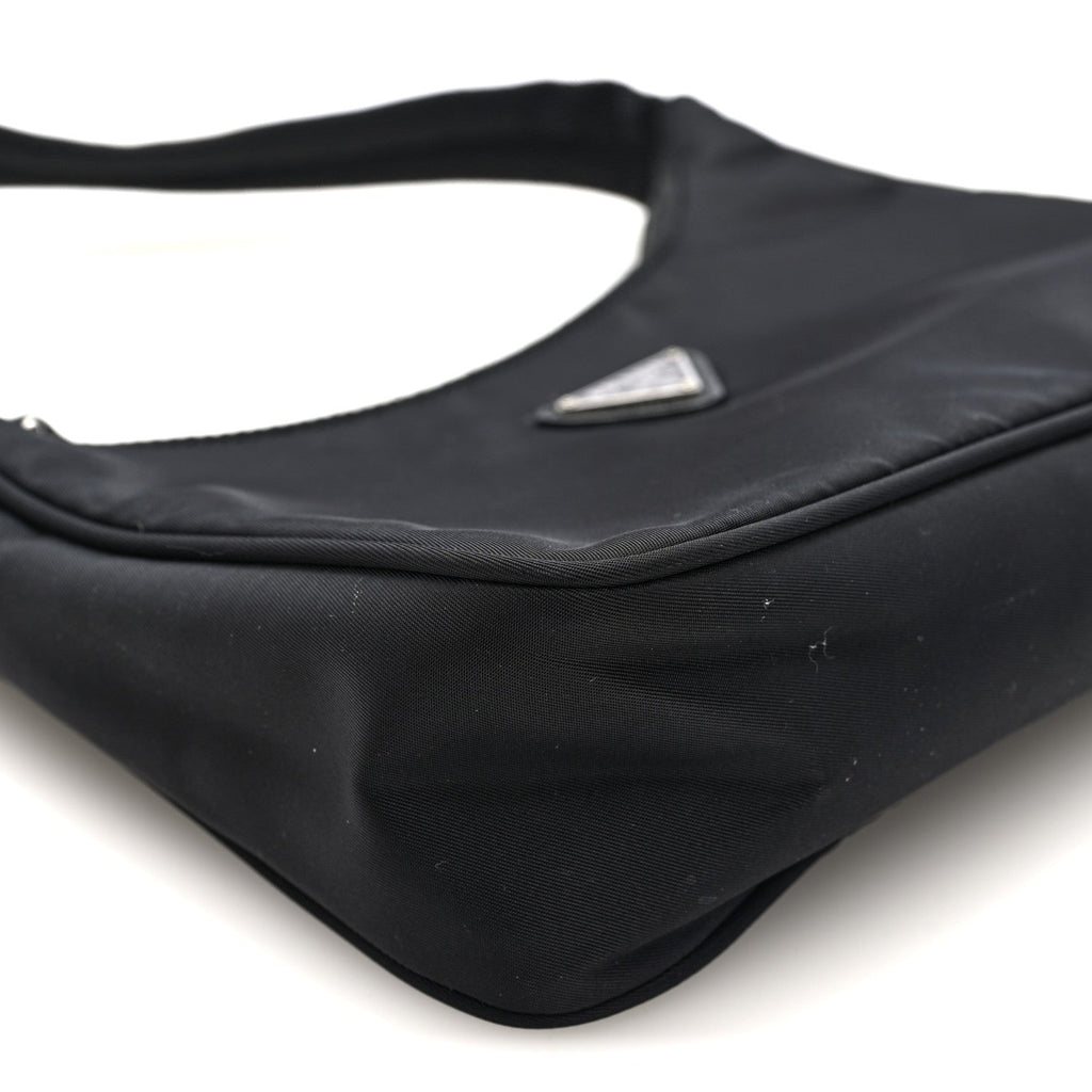 Prada Tessuto Nylon Mini Re-Edition 2000 Bag Black