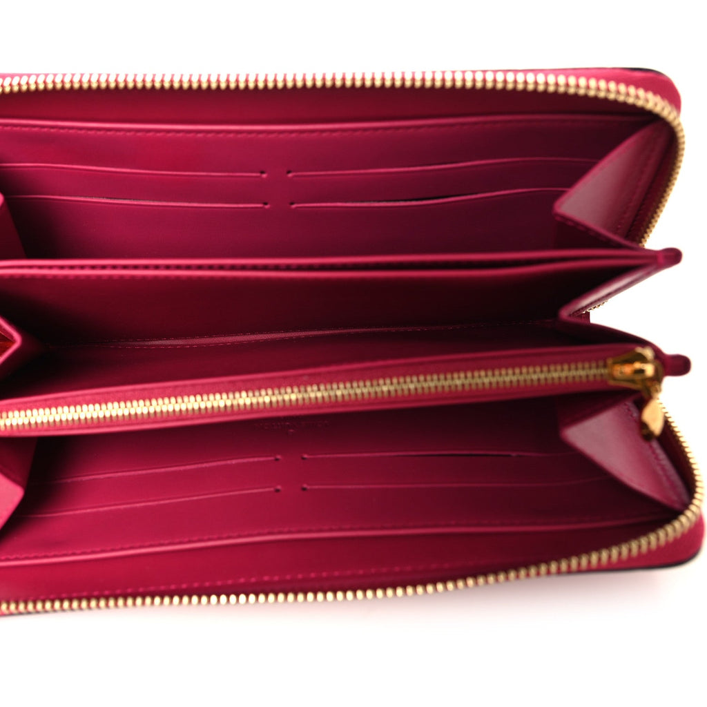 Louis Vuitton Vernis Zippy Wallet Fuchsia