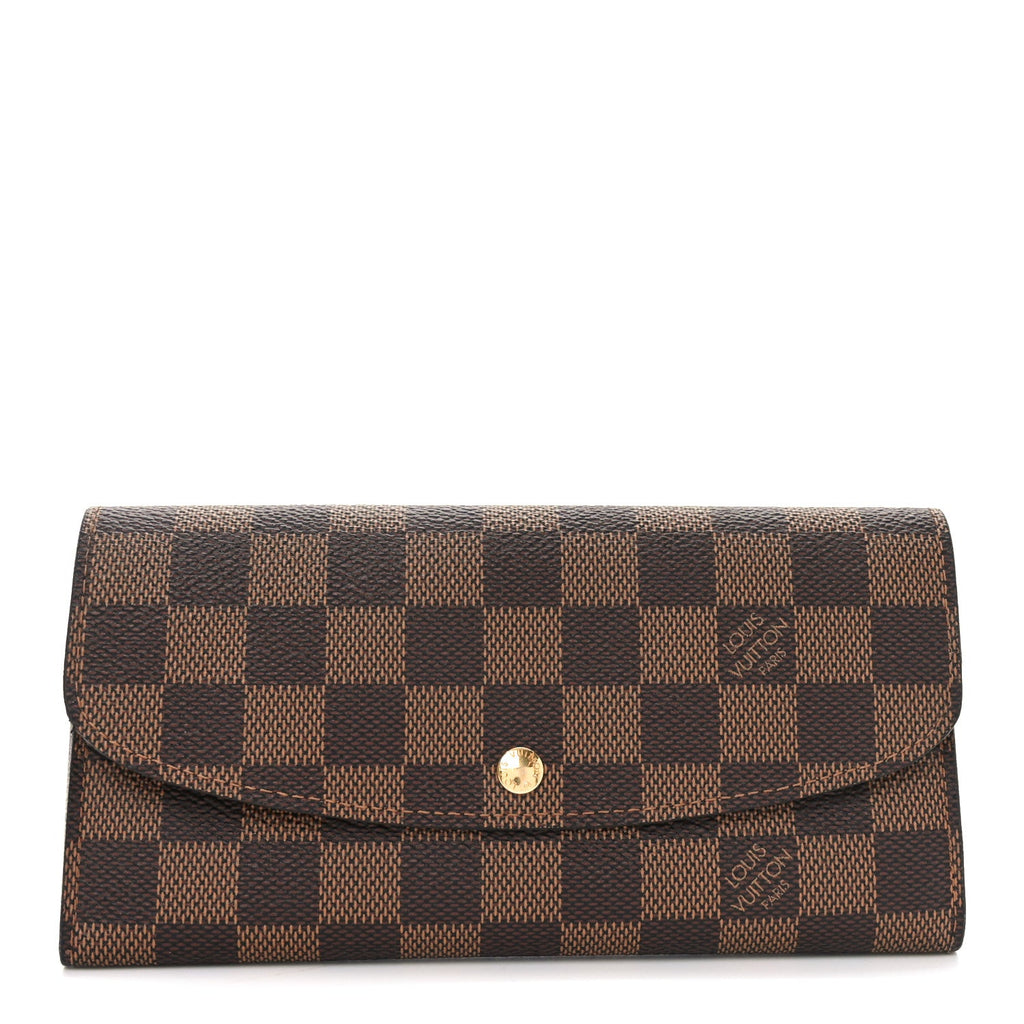 Louis Vuitton Damier Ebene Emilie Wallet