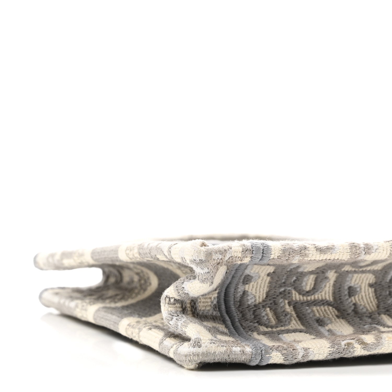 Christian Dior Oblique Mini Book Tote Grey Multicolor