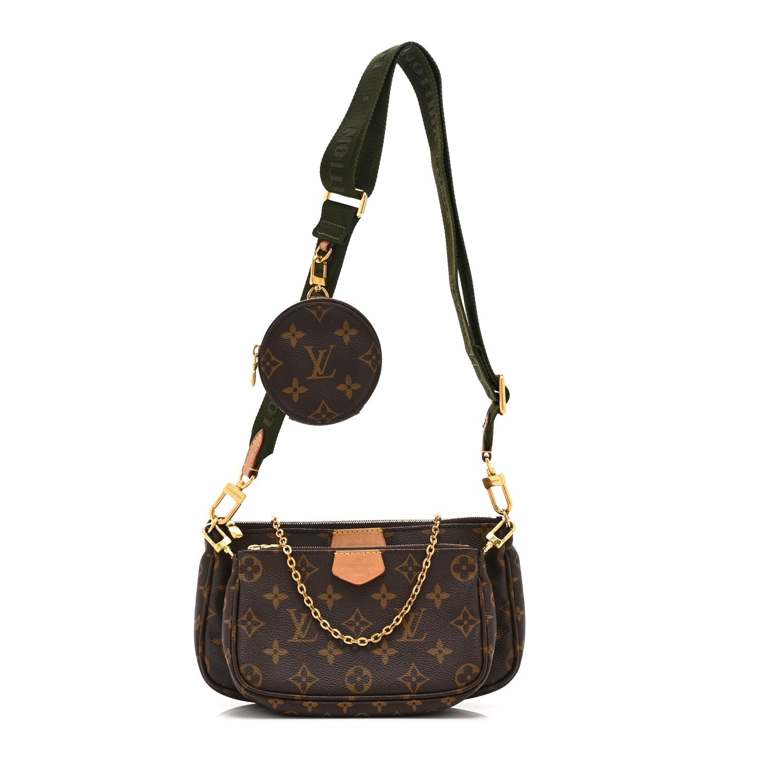 Louis Vuitton Monogram Multi Pochette Accessories Kaki