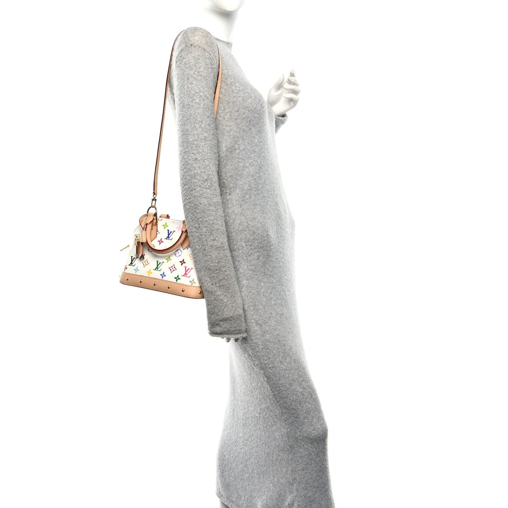 Louis Vuitton LV x TM Monogram Multicolor Alma BB White
