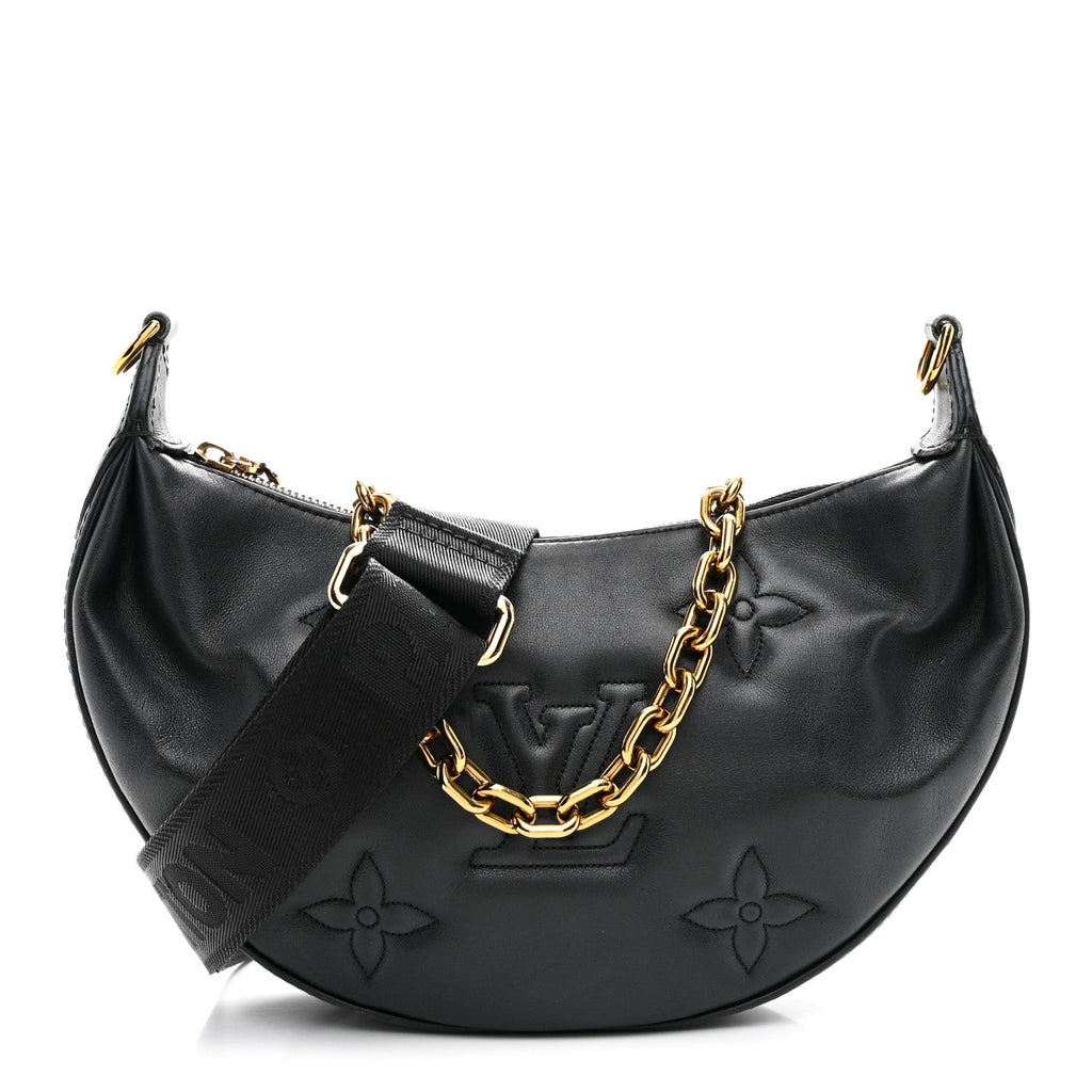 Louis Vuitton Calfskin Bubblegram Over The Moon Black