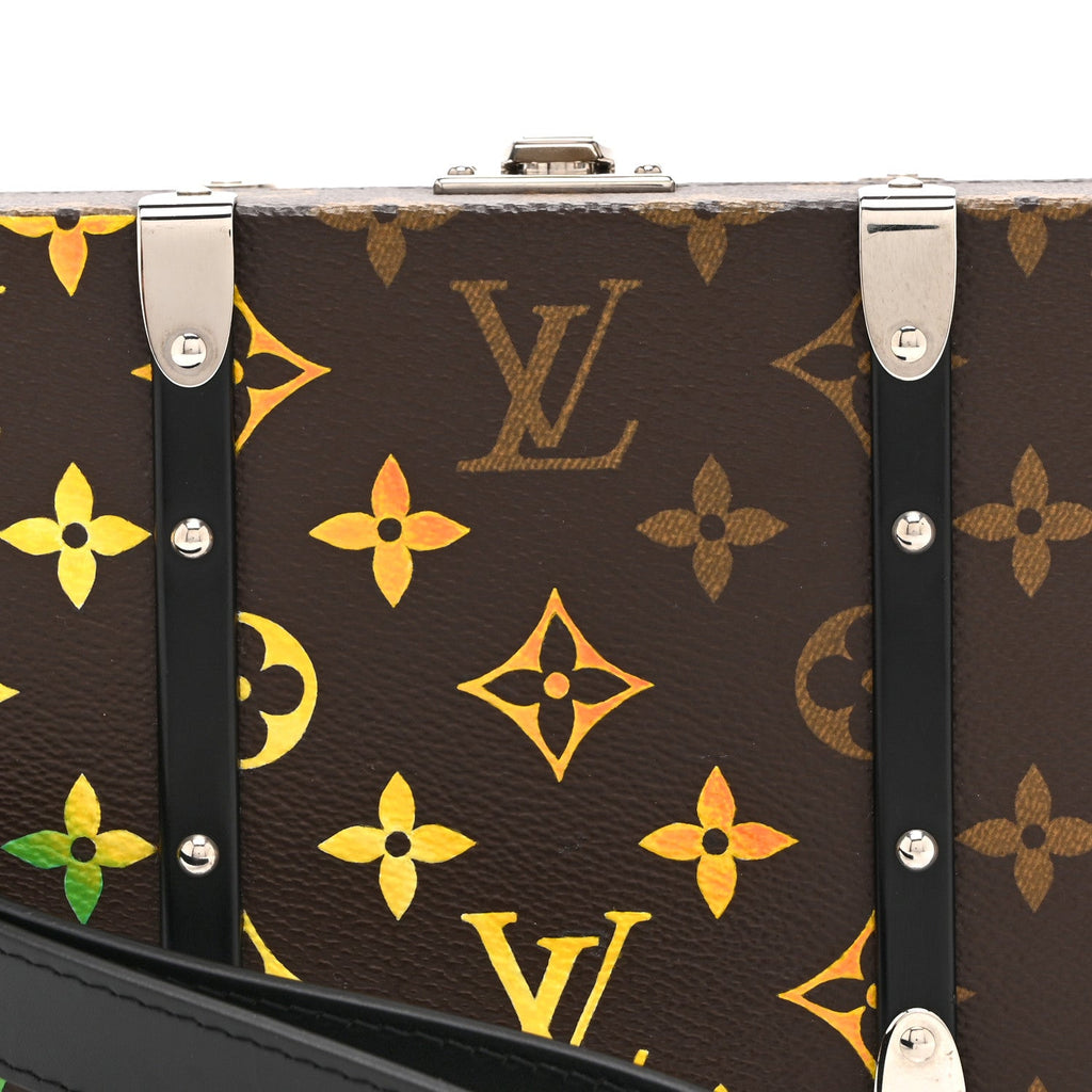 Louis Vuitton Monogram Wallet Trunk Black Multicolor