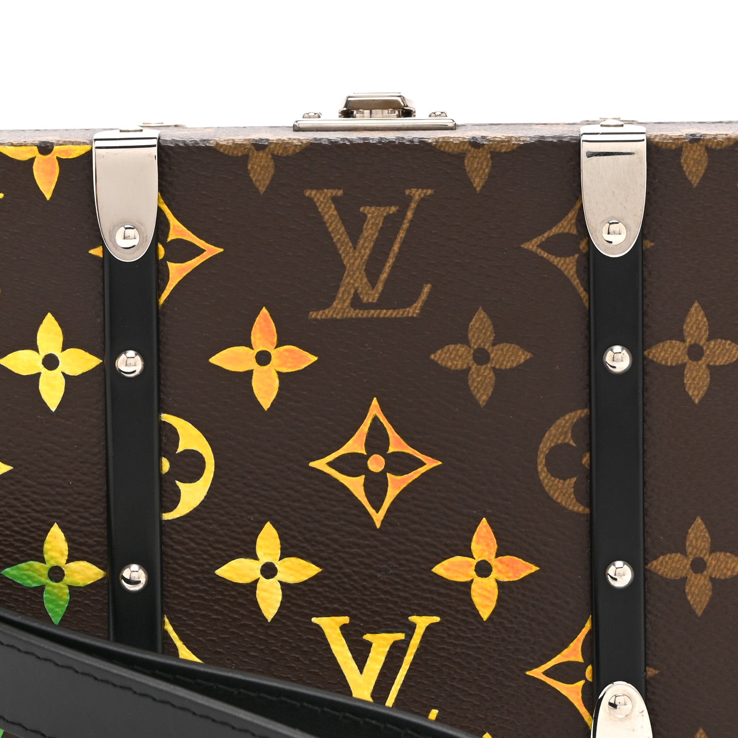 Louis Vuitton Monogram Wallet Trunk Black Multicolor