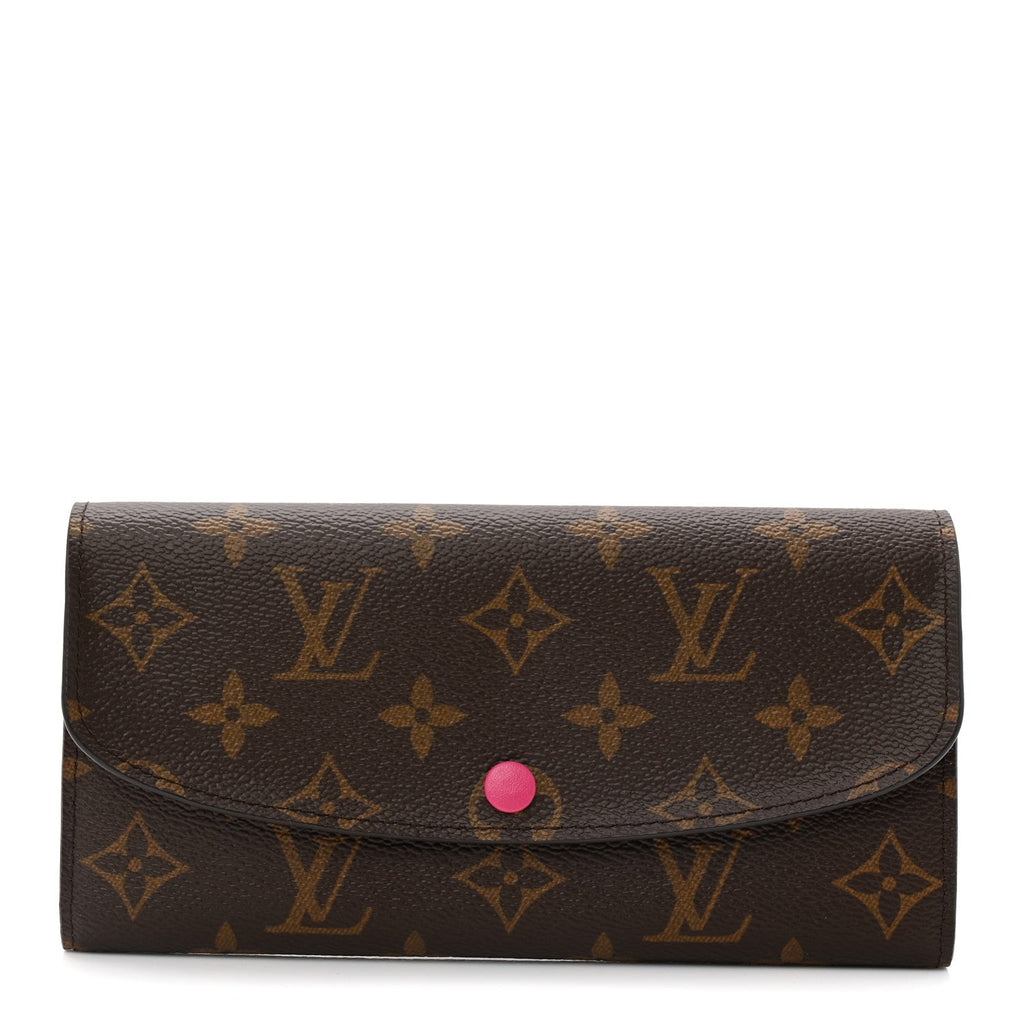 Louis Vuitton Monogram Emilie Wallet Fuchsia