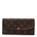 Louis Vuitton Monogram Emilie Wallet Fuchsia