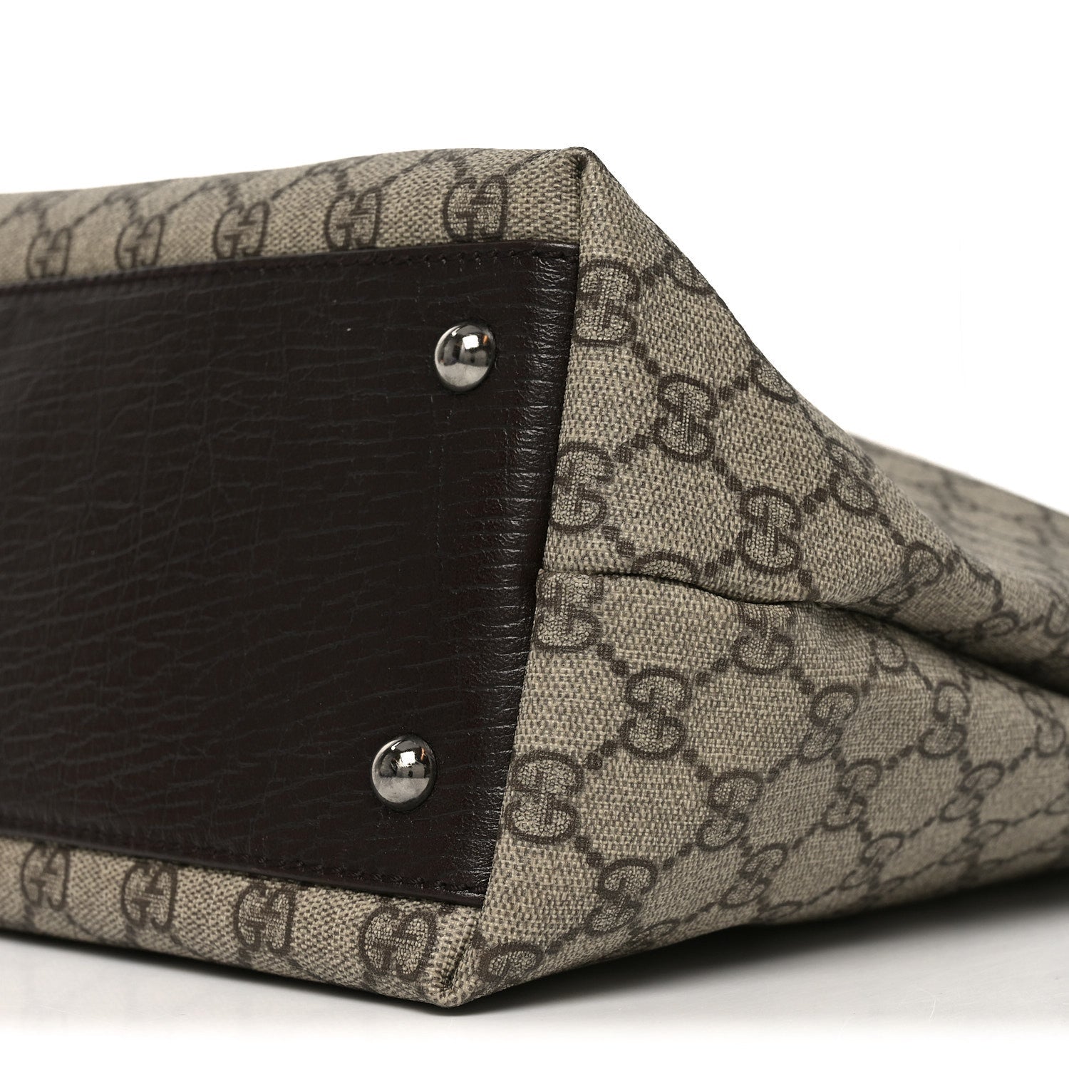 Gucci GG Plus Monogram Small Vertical Tote Dark Brown