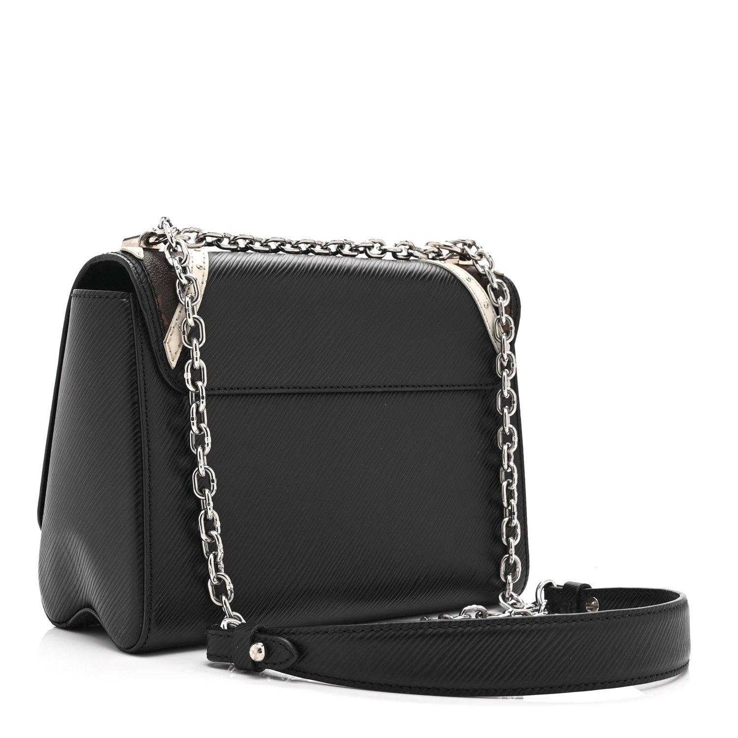 Louis Vuitton Epi Monogram Twist Shoulder Bag MM Black