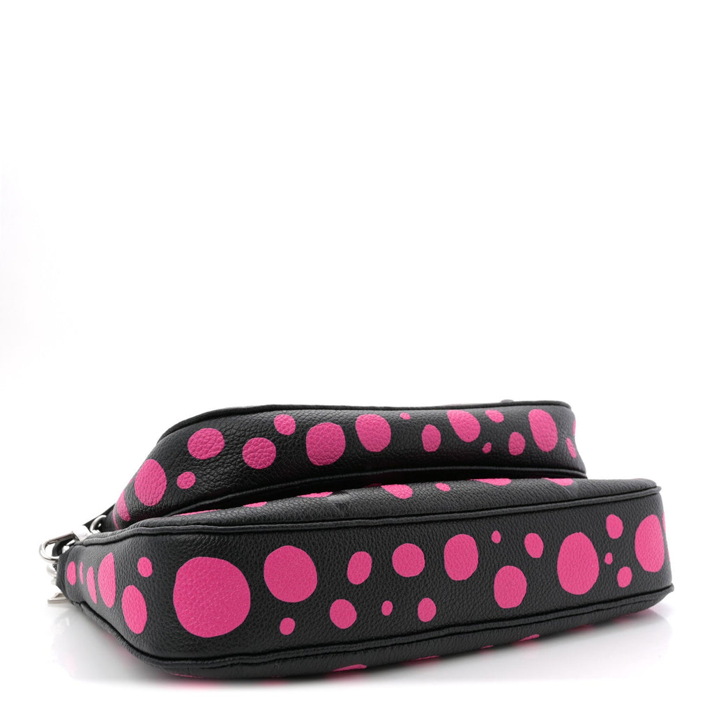 Louis Vuitton LV X YK Empreinte Multi Pochette Accessories Black Fuchsia