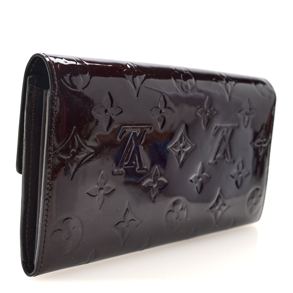 Louis Vuitton Vernis Sarah Wallet Amarante