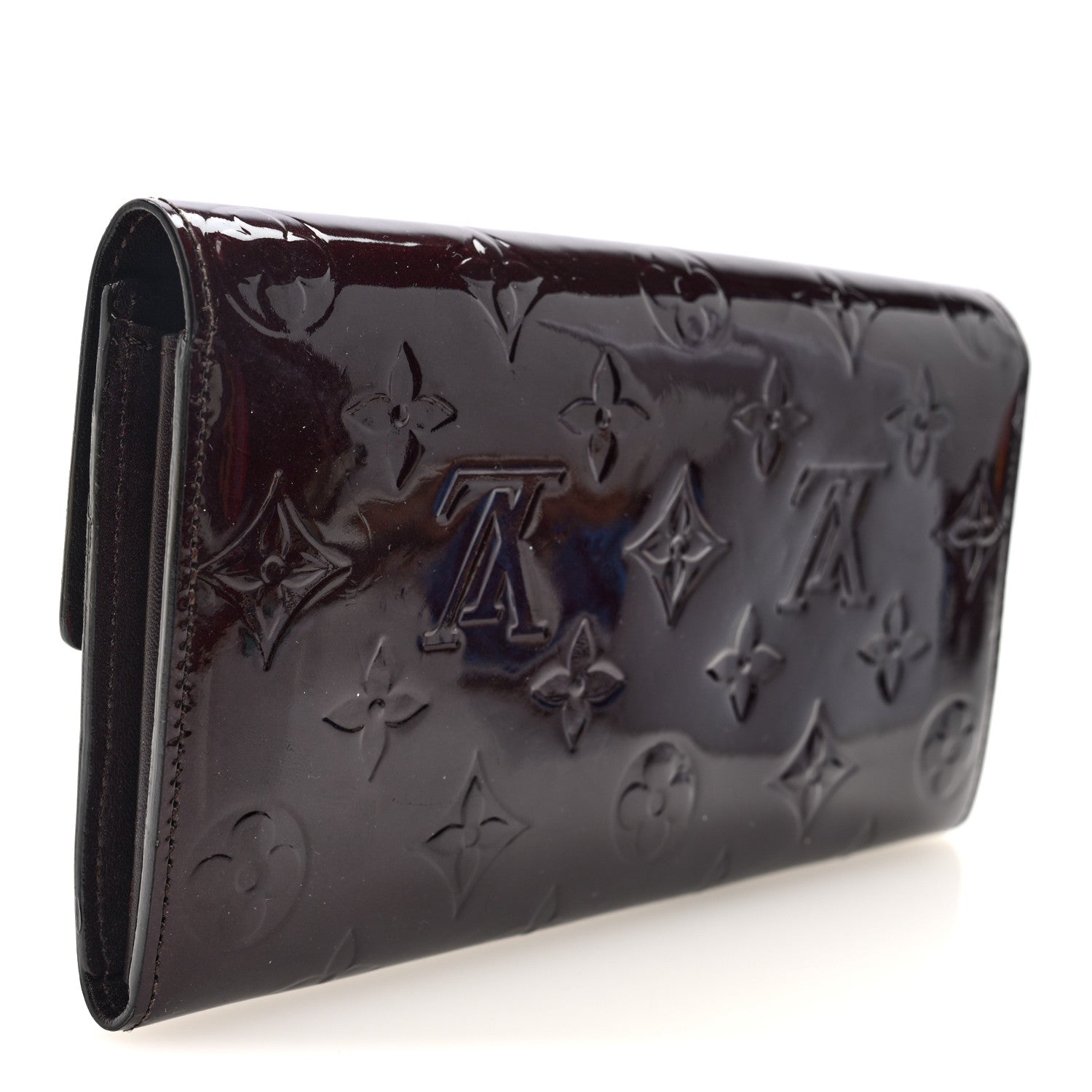 Louis Vuitton Vernis Sarah Wallet Amarante