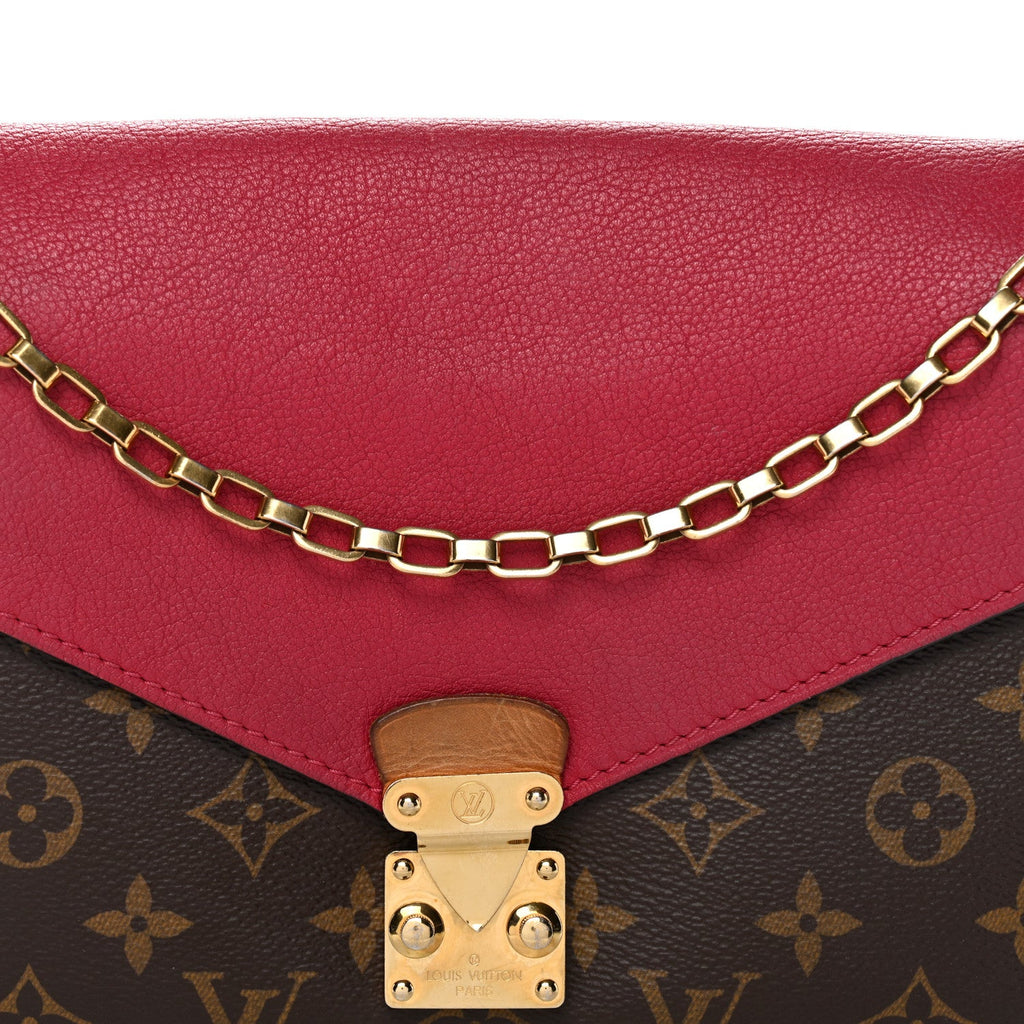 Louis Vuitton Monogram Pallas Chain Poppy