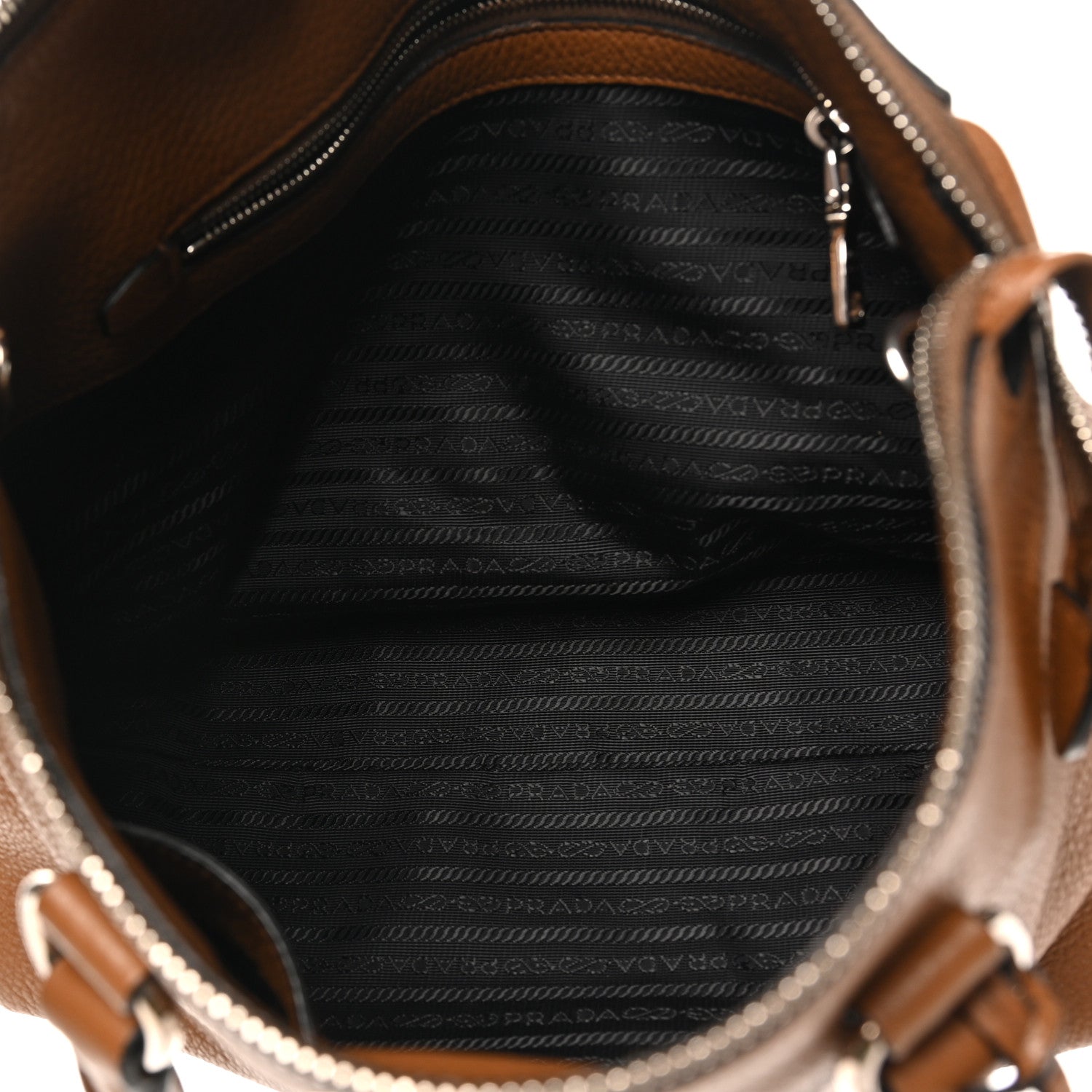 Prada Vitello Phenix Tote Cannella