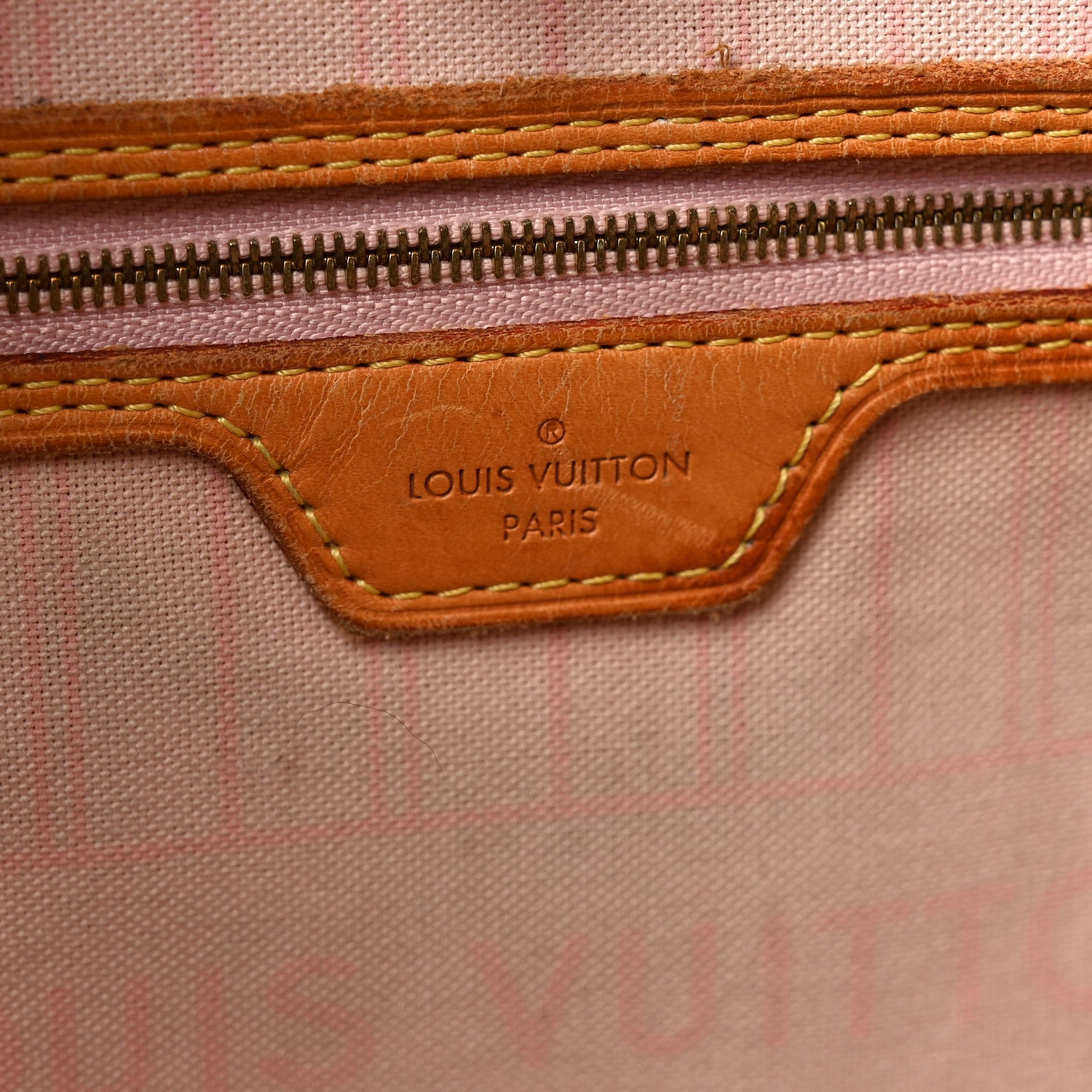 Louis Vuitton Damier Azur Neo Neverfull MM Rose Ballerine
