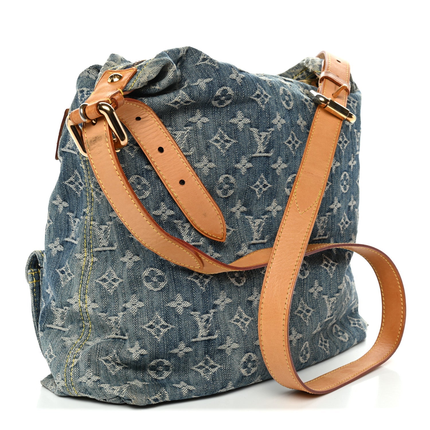 Louis Vuitton Denim Baggy GM Blue