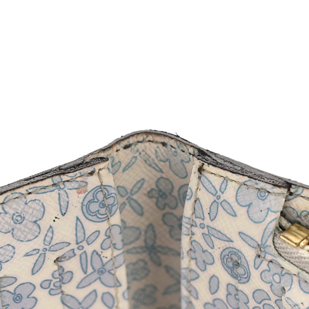 Louis Vuitton Monogram Fleuri Insolite PM Wallet Violet