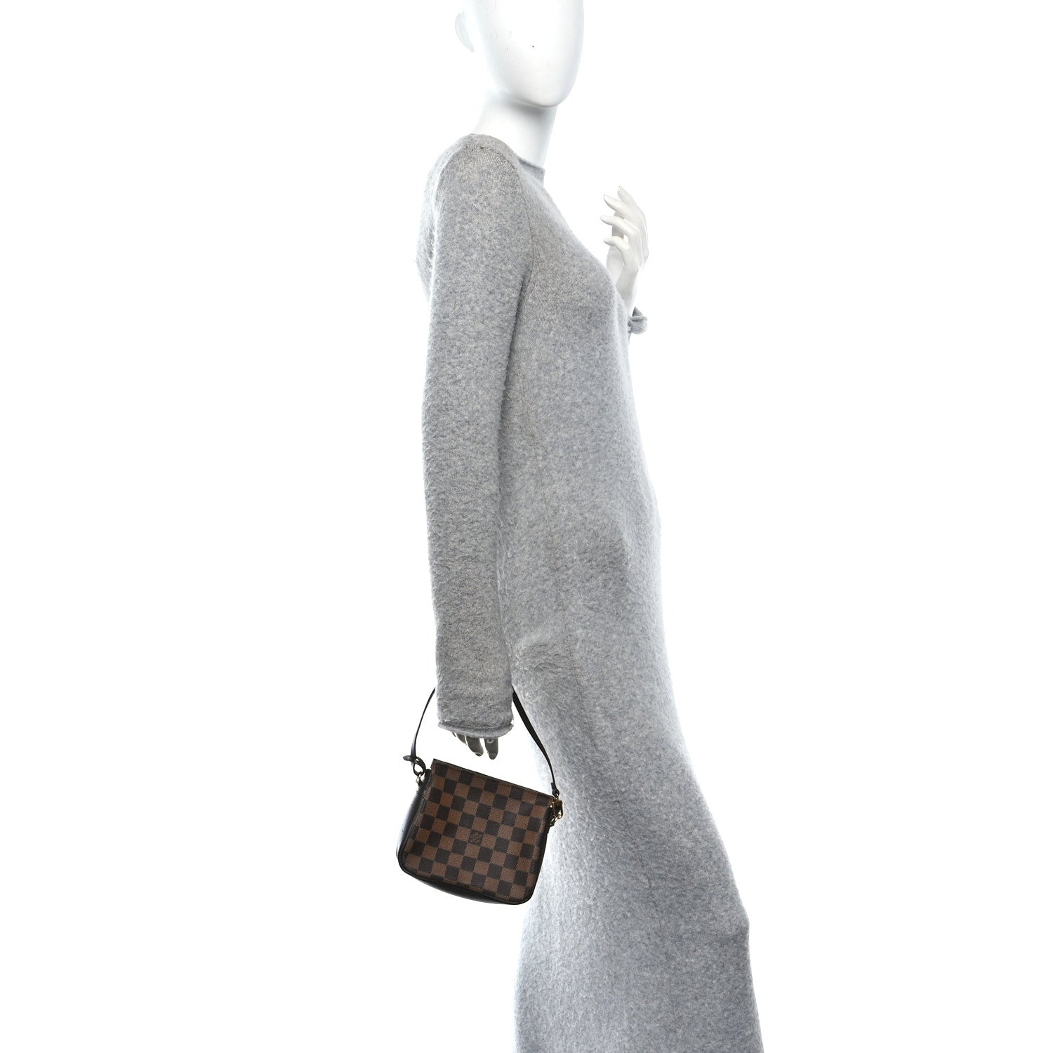 Louis Vuitton Damier Ebene Trousse Make Up Bag Pochette
