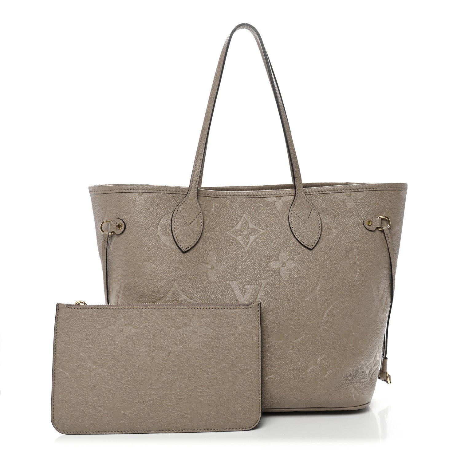 Louis Vuitton Empreinte Monogram Giant Neverfull MM  Tourterelle