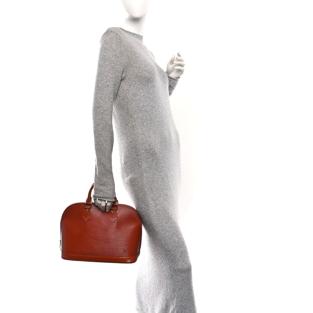 Louis Vuitton Epi Alma PM Kenyan Fawn