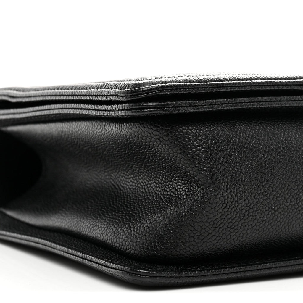 Chanel Caviar Quilted New Medium Boy Flap Black