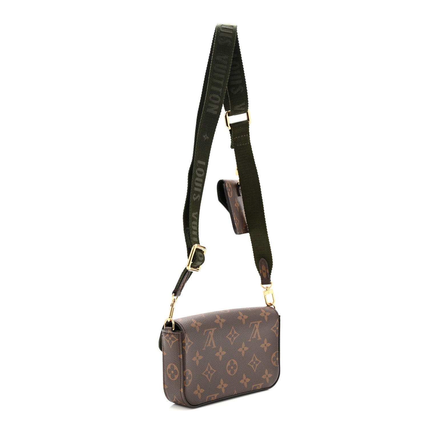 Louis Vuitton Monogram Felicie Strap & Go Kaki