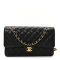 Chanel Caviar Quilted Medium Double Flap Black