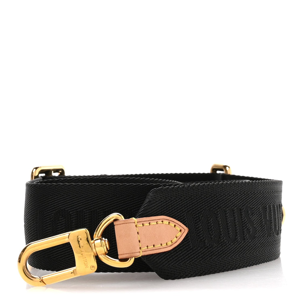 Louis Vuitton Monogram Multi Pochette Accessories Bandouliere Shoulder Strap Black