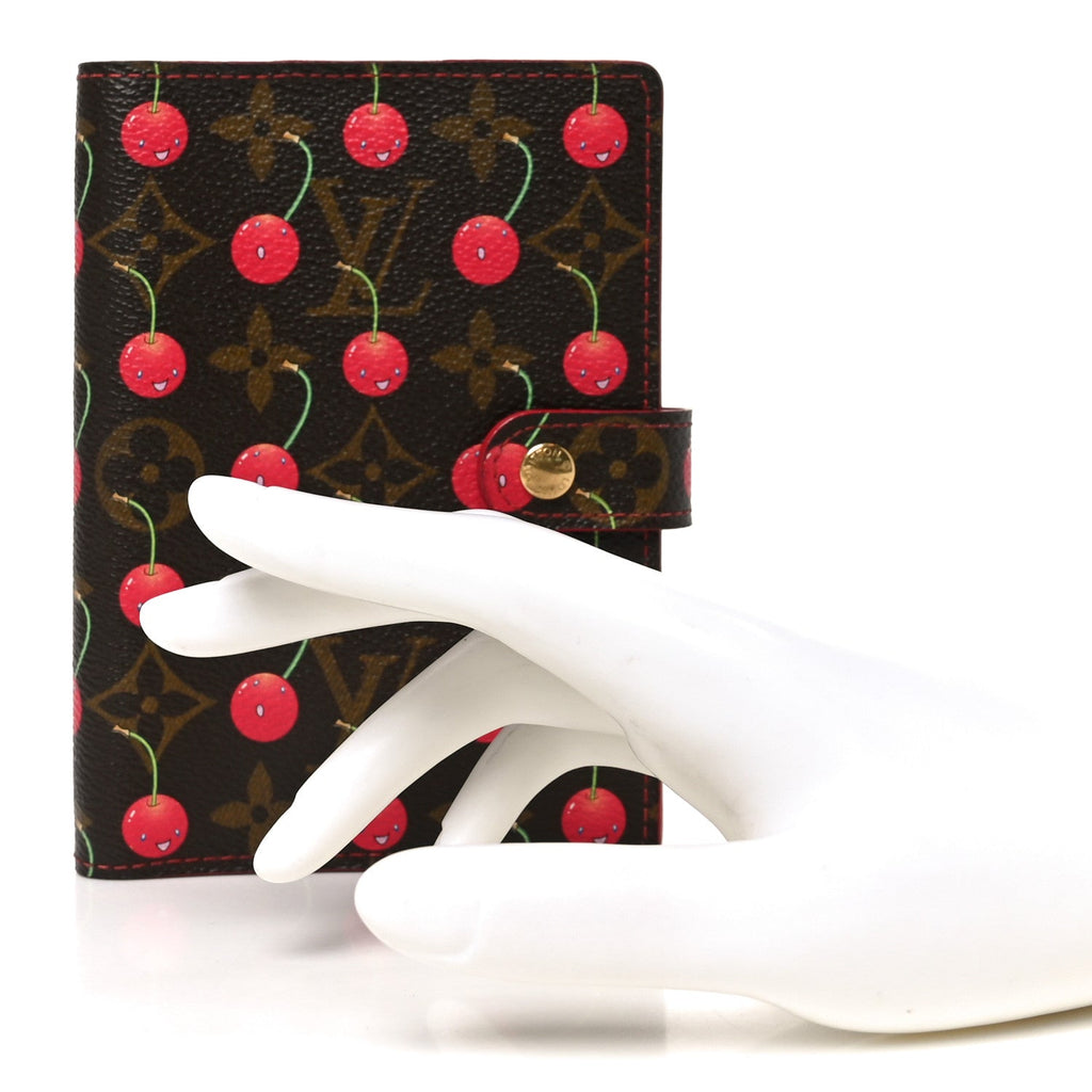 Louis Vuitton Monogram Cerises Small Ring Agenda Cover
