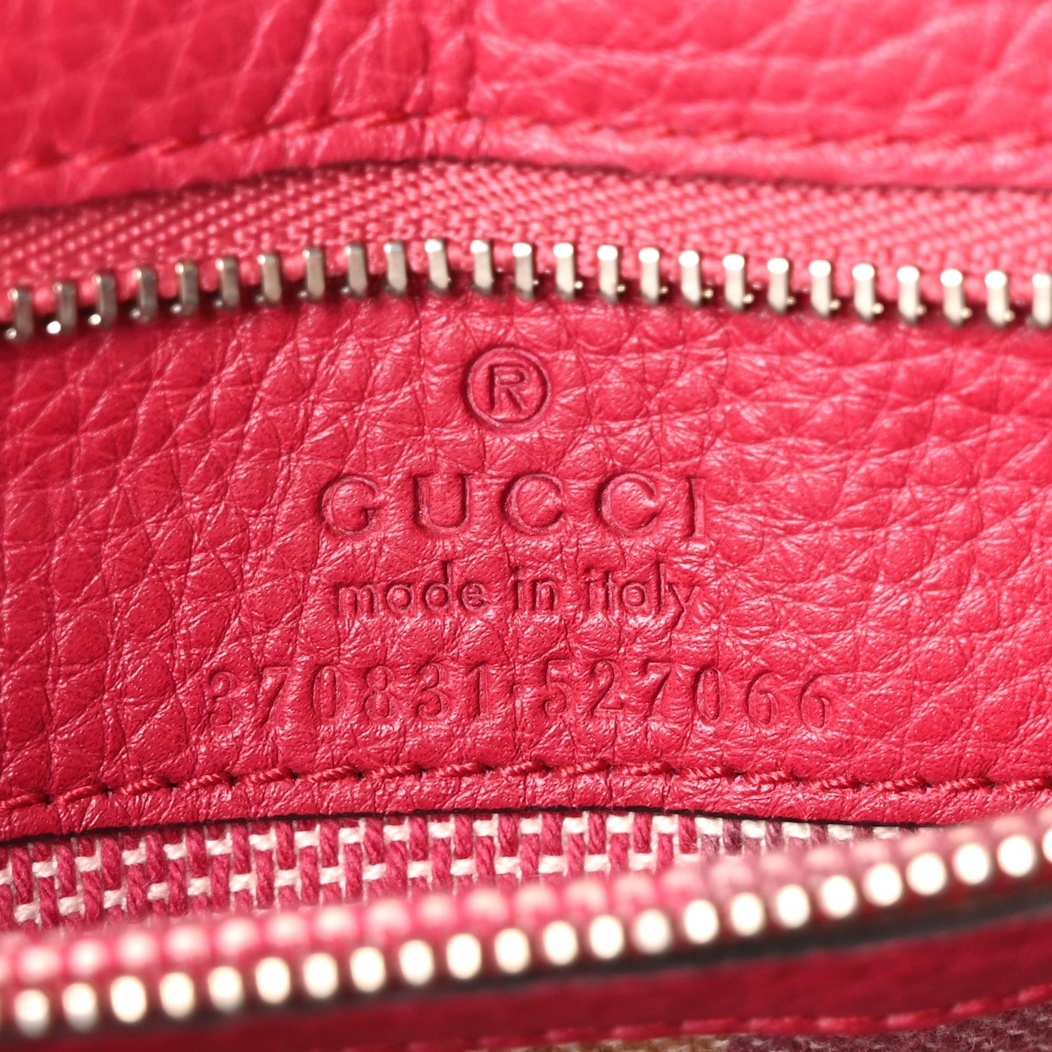 Gucci Cellarius Calfskin Small Bamboo Daily Top Handle Bag  Dark Pink