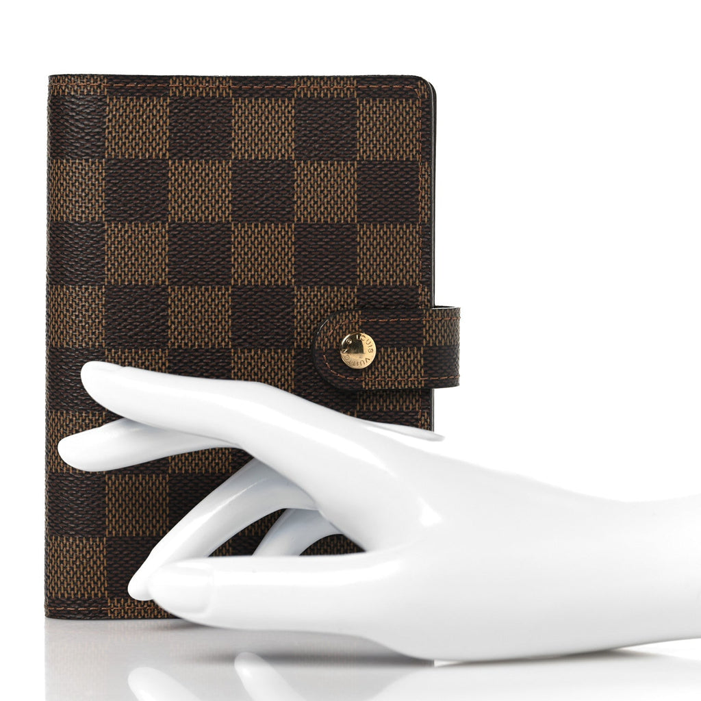 Louis Vuitton Damier Ebene Small Ring Agenda Cover