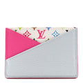 Louis Vuitton LV X TM Monogram Multicolor Criss-Cross Card Holder Kawaii Pink