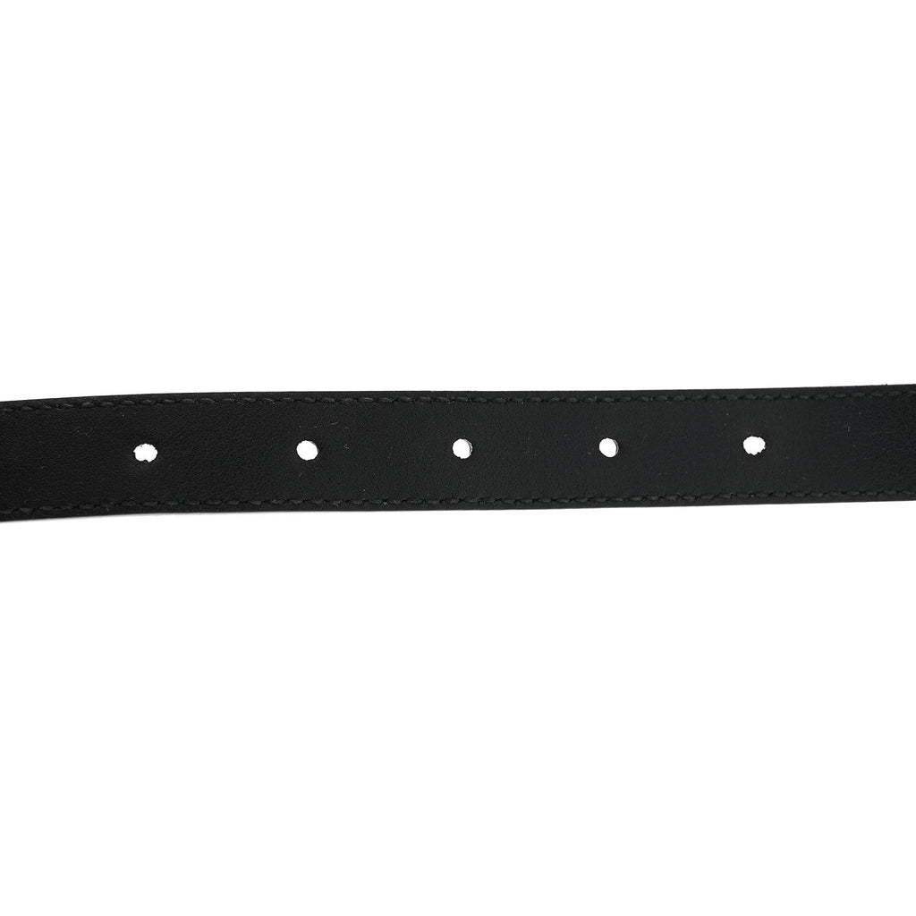 Gucci Calfskin Double G 20mm Belt 80 32 Black
