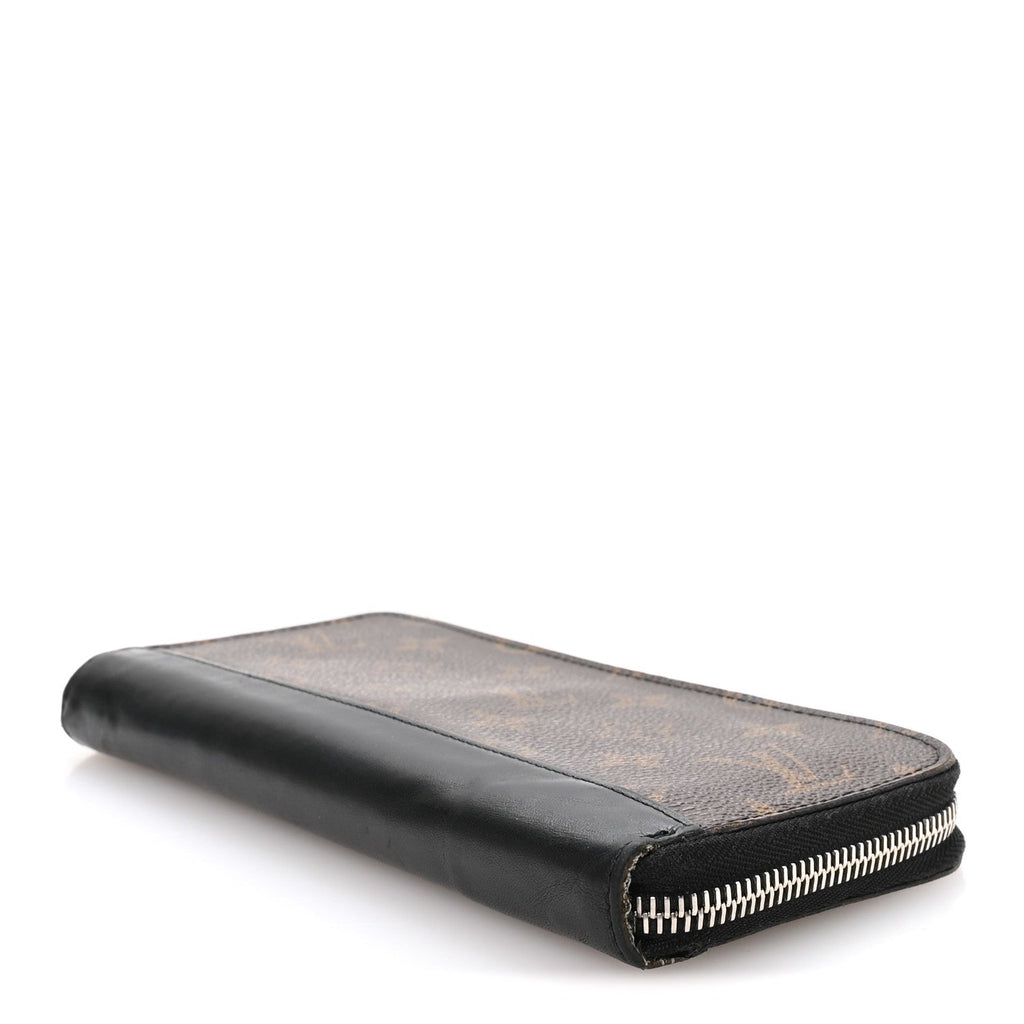 Louis Vuitton Monogram Macassar Vertical Zippy Wallet