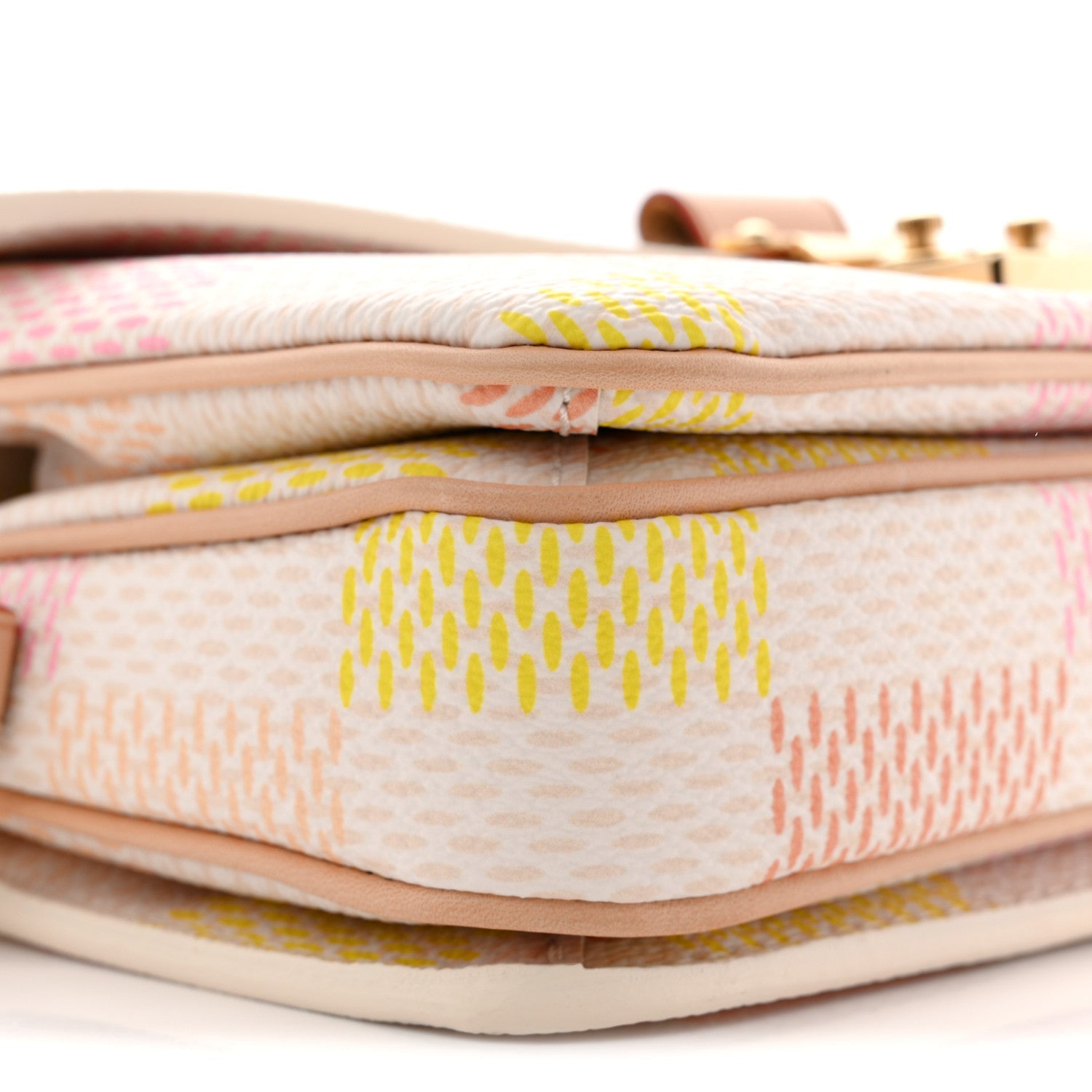 Louis Vuitton Damier Giant Pochette Metis East West Peach